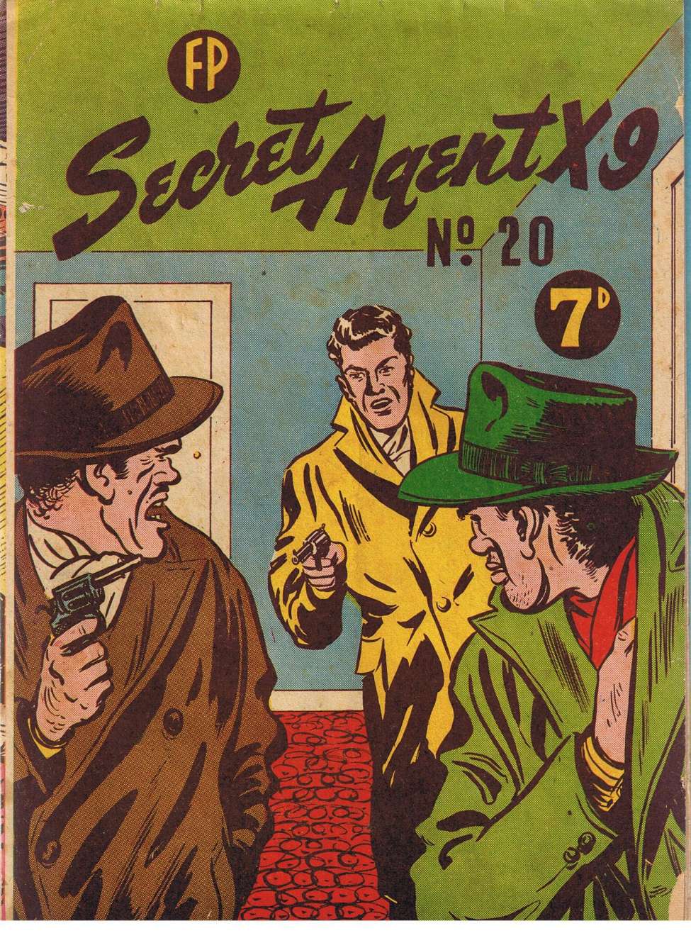 Comic Book Cover For Secret Agent X9 - 20