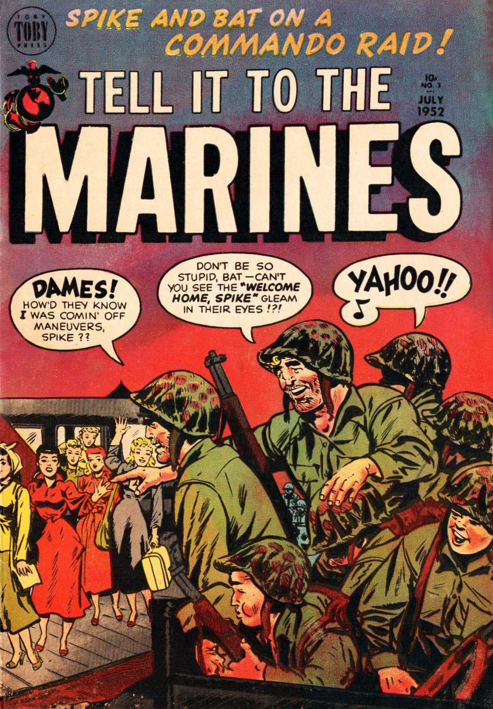 Comic Book Cover For Tell It to the Marines 3
