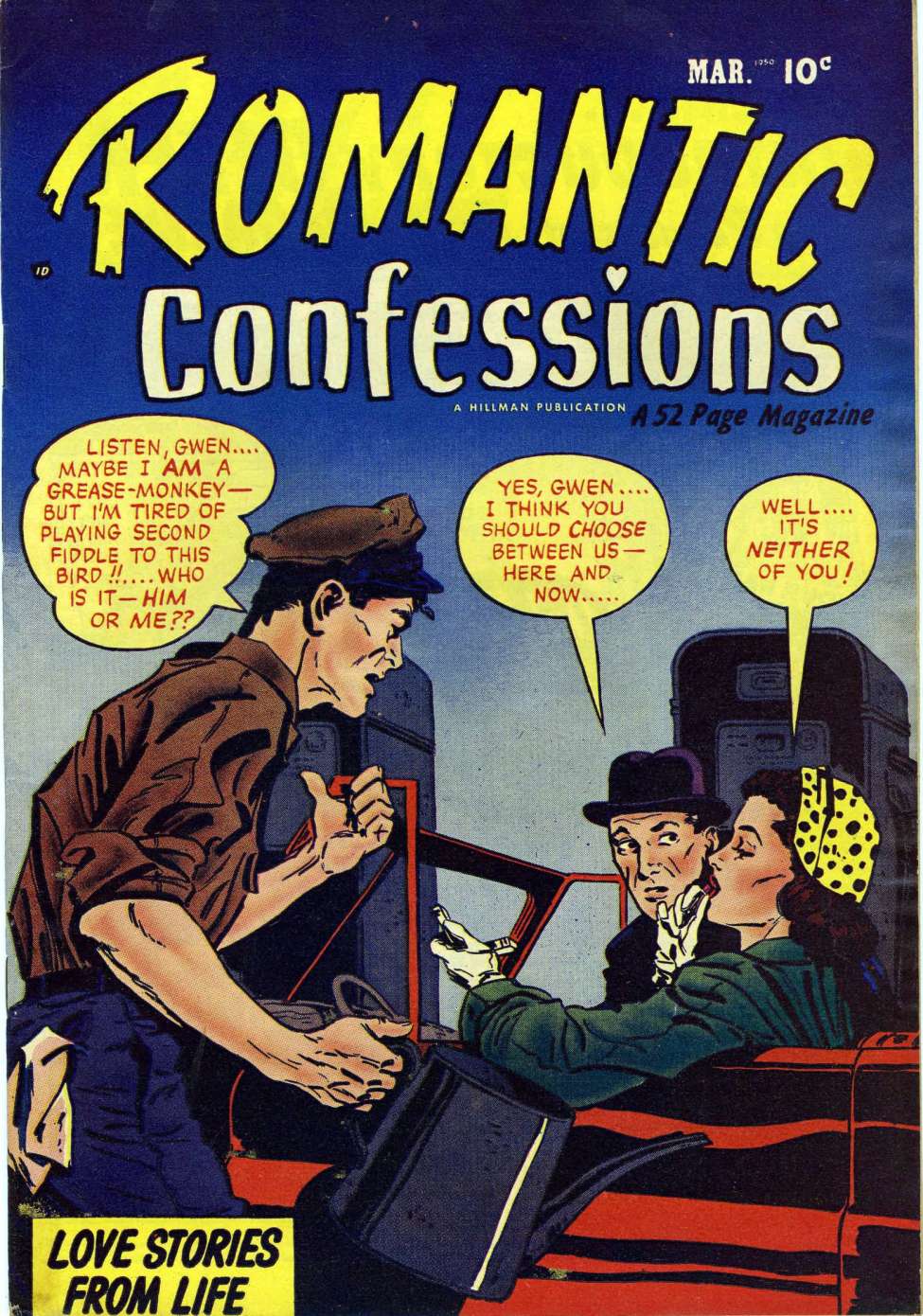 Comic Book Cover For Romantic Confessions v1 6