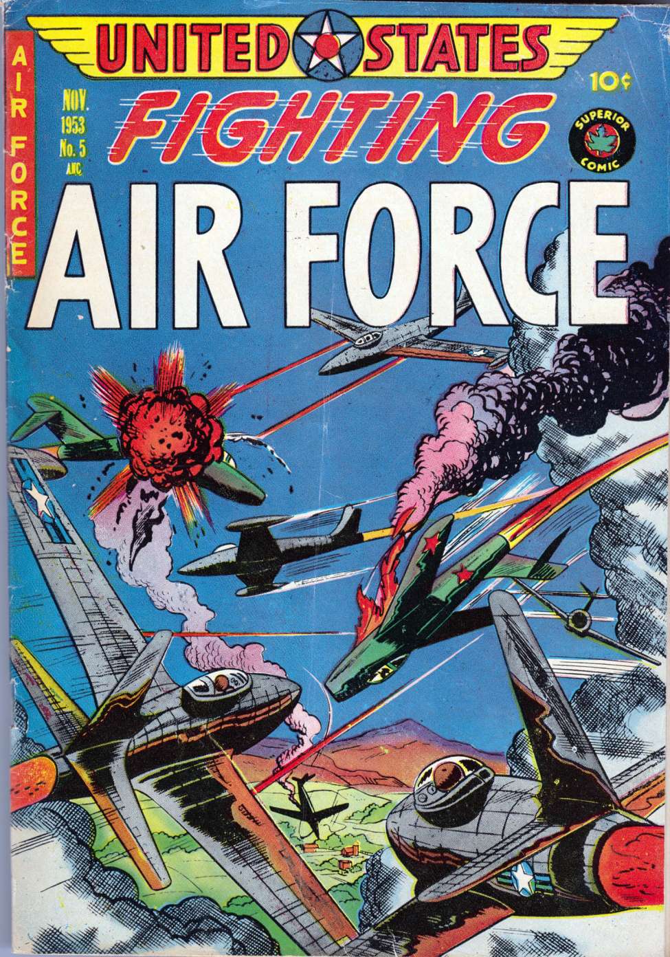 Comic Book Cover For U.S. Fighting Air Force 5
