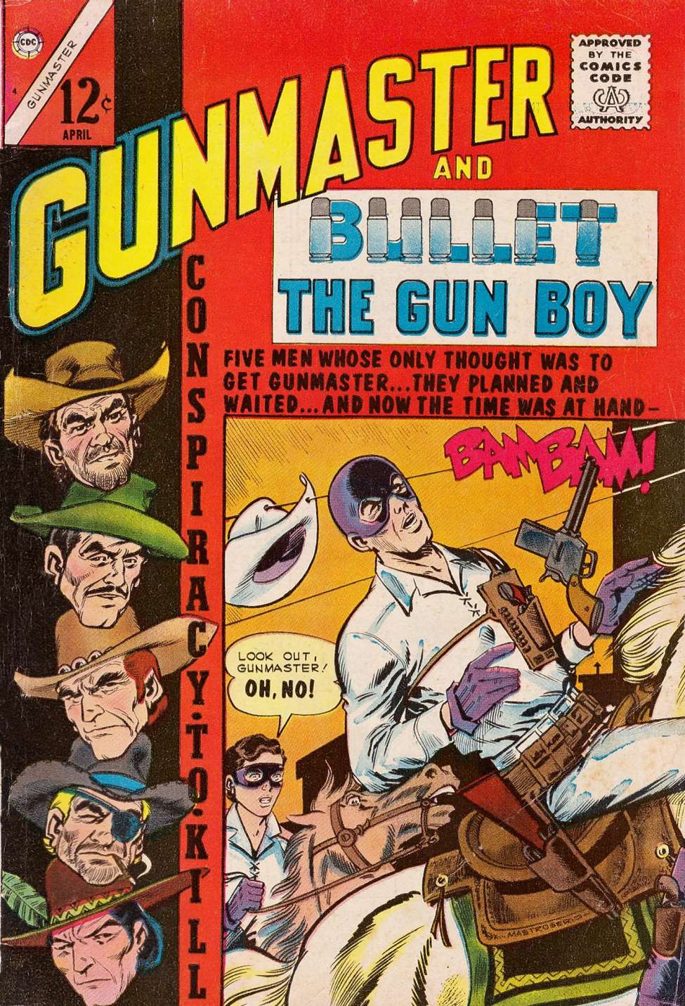 Comic Book Cover For Gunmaster 4