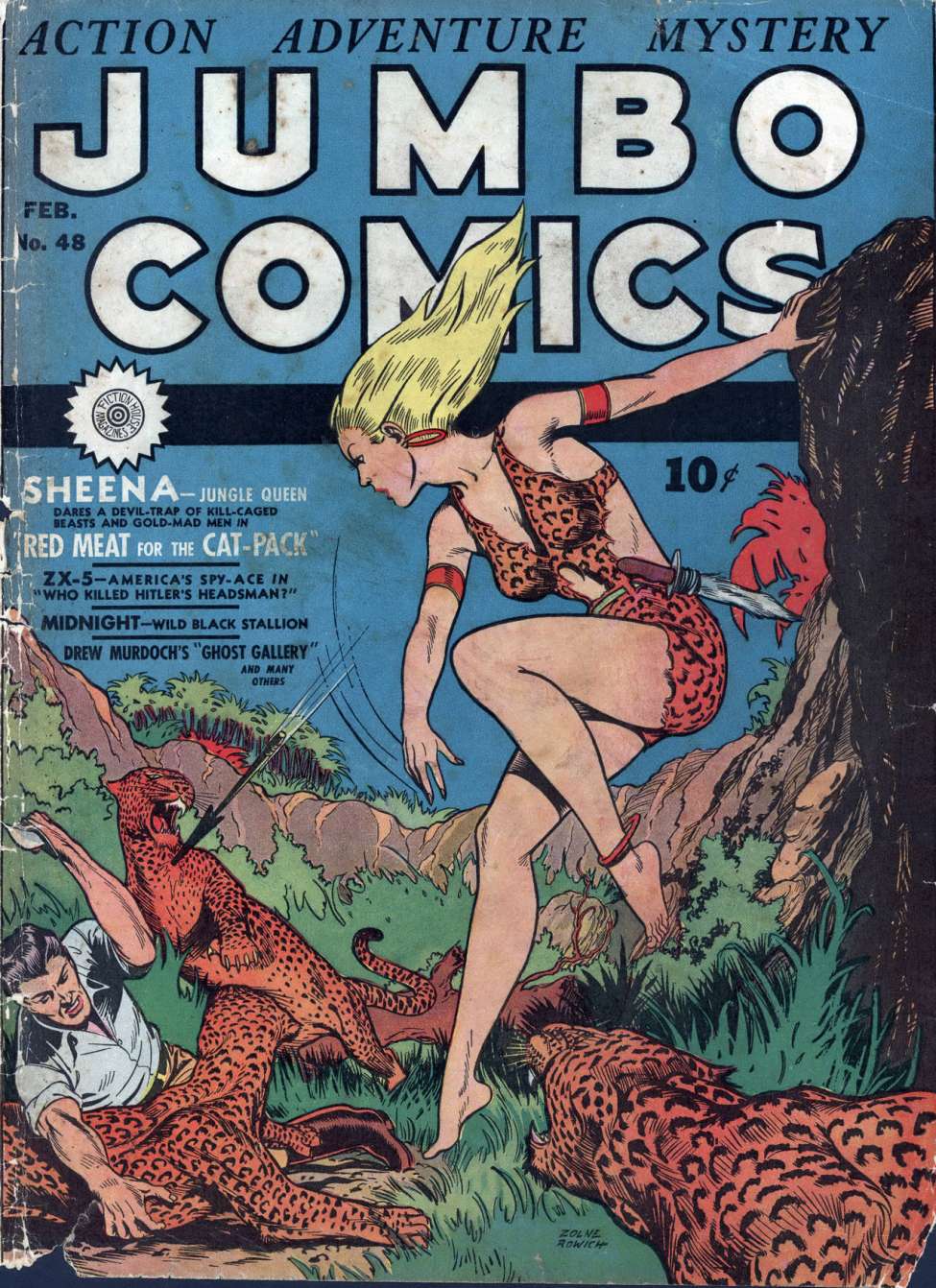 Comic Book Cover For Jumbo Comics 48