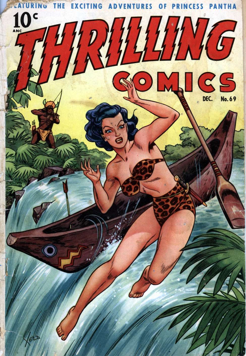 Book Cover For Thrilling Comics 69 (alt) - Version 2