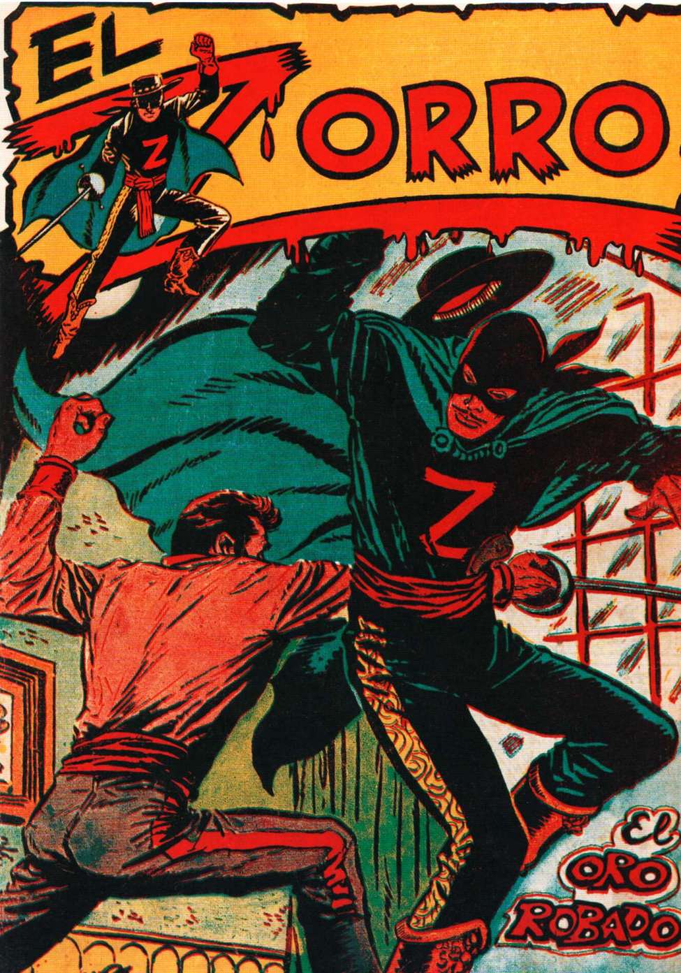 Comic Book Cover For El Zorro 2 - El Oro Robado