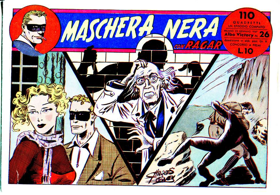 Comic Book Cover For Ragar 26 - Mascera Nera