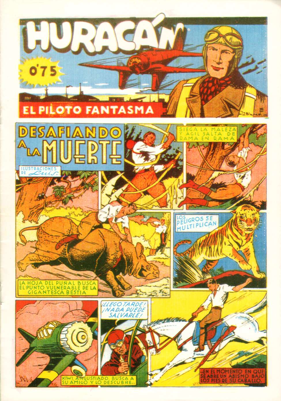 Comic Book Cover For Huracan El Piloto Fantasma 4 - Desafiando a la Muerte