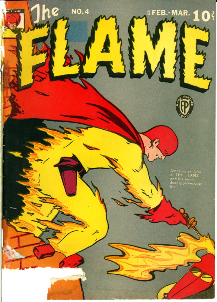 Comic Book Cover For The Flame 4