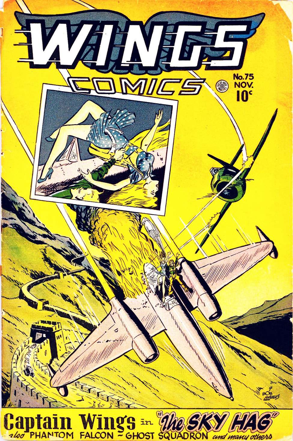 Comic Book Cover For Wings Comics 75 (alt) - Version 2