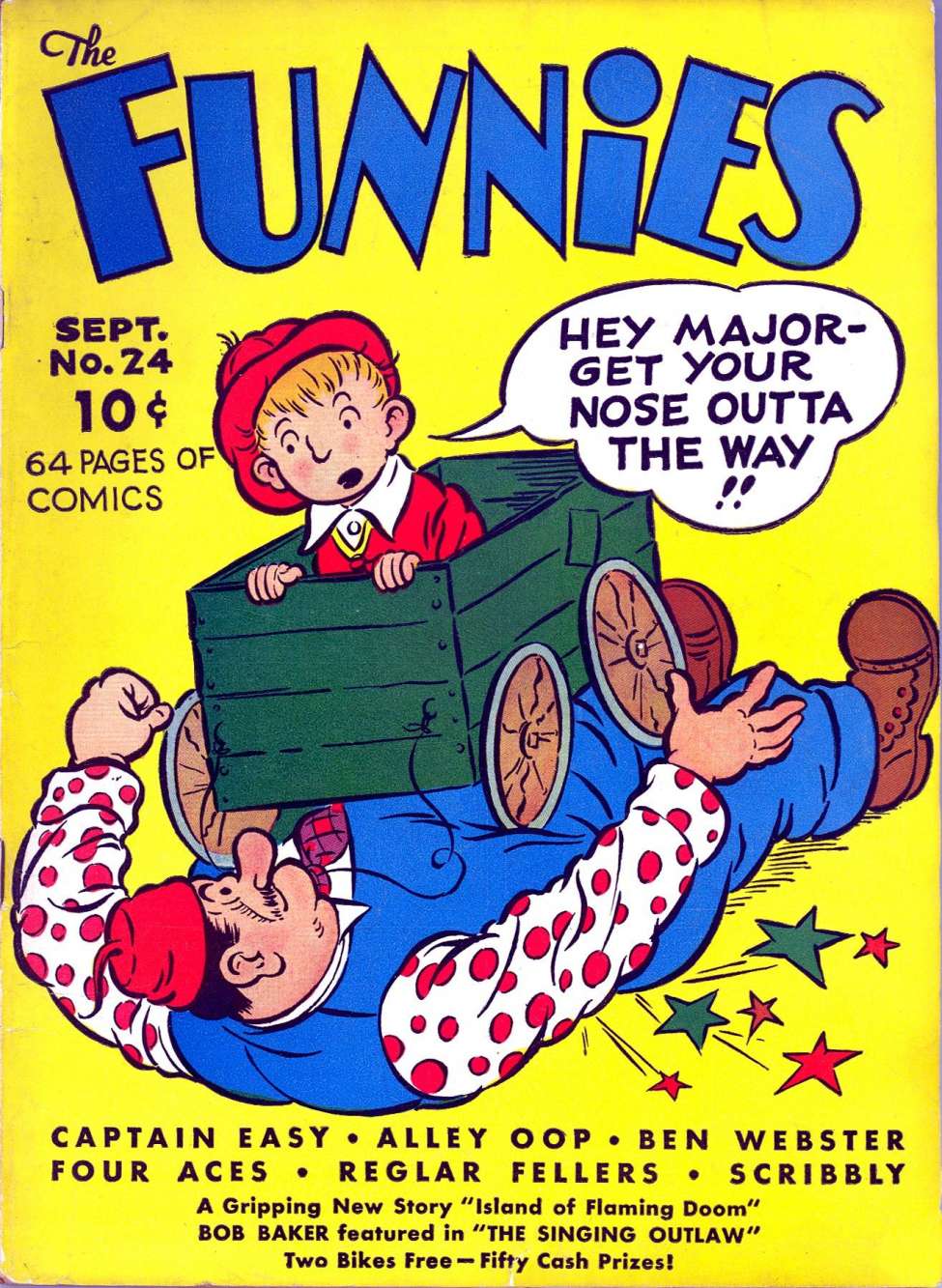 Comic Book Cover For The Funnies 24