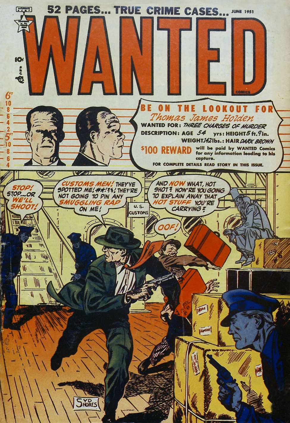 Comic Book Cover For Wanted Comics 38