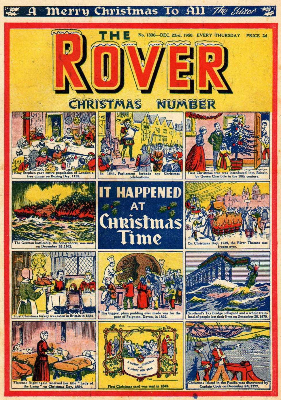 Comic Book Cover For The Rover 1330