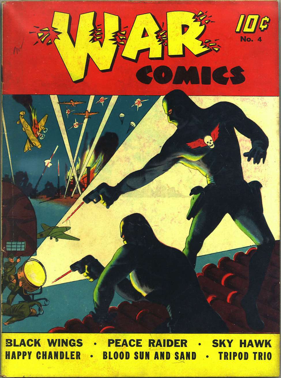 Comic Book Cover For War Comics 4 - Version 1