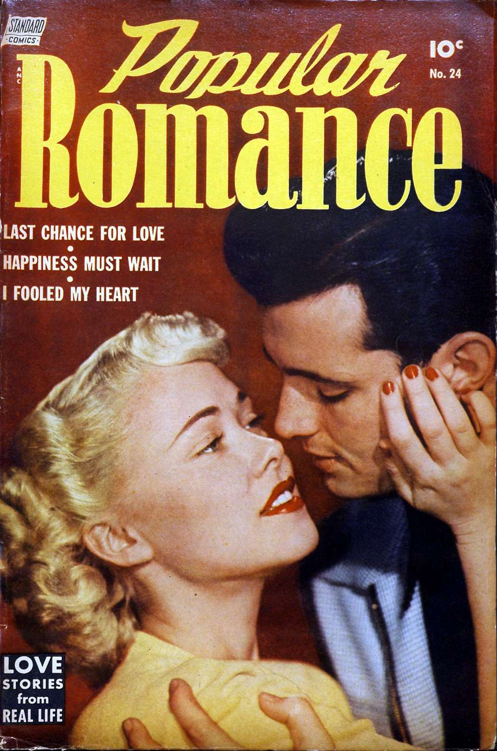 Comic Book Cover For Popular Romance 24