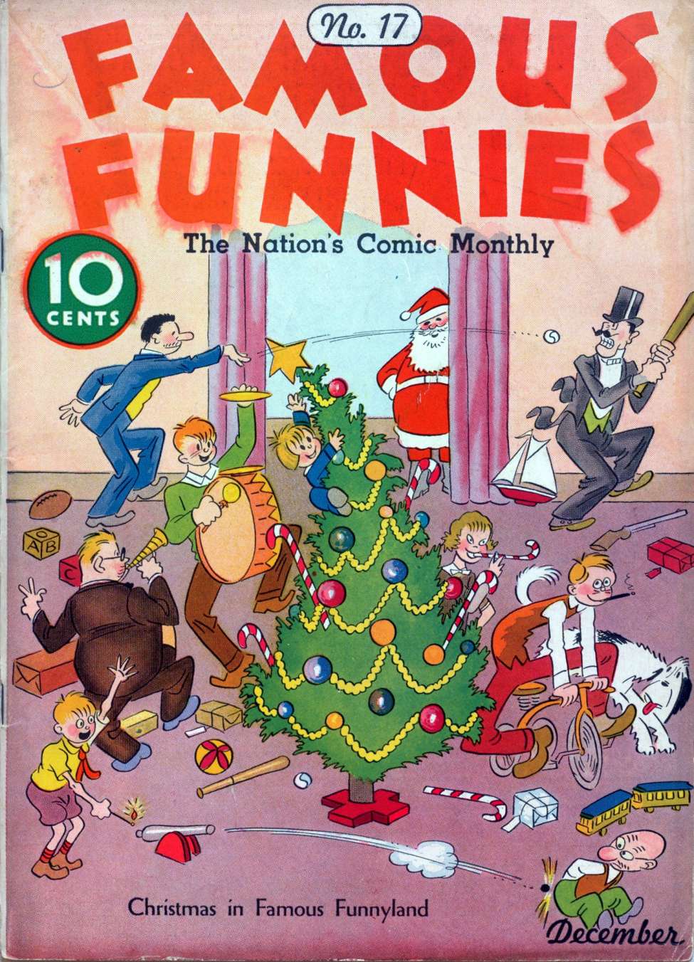 Comic Book Cover For Famous Funnies 17