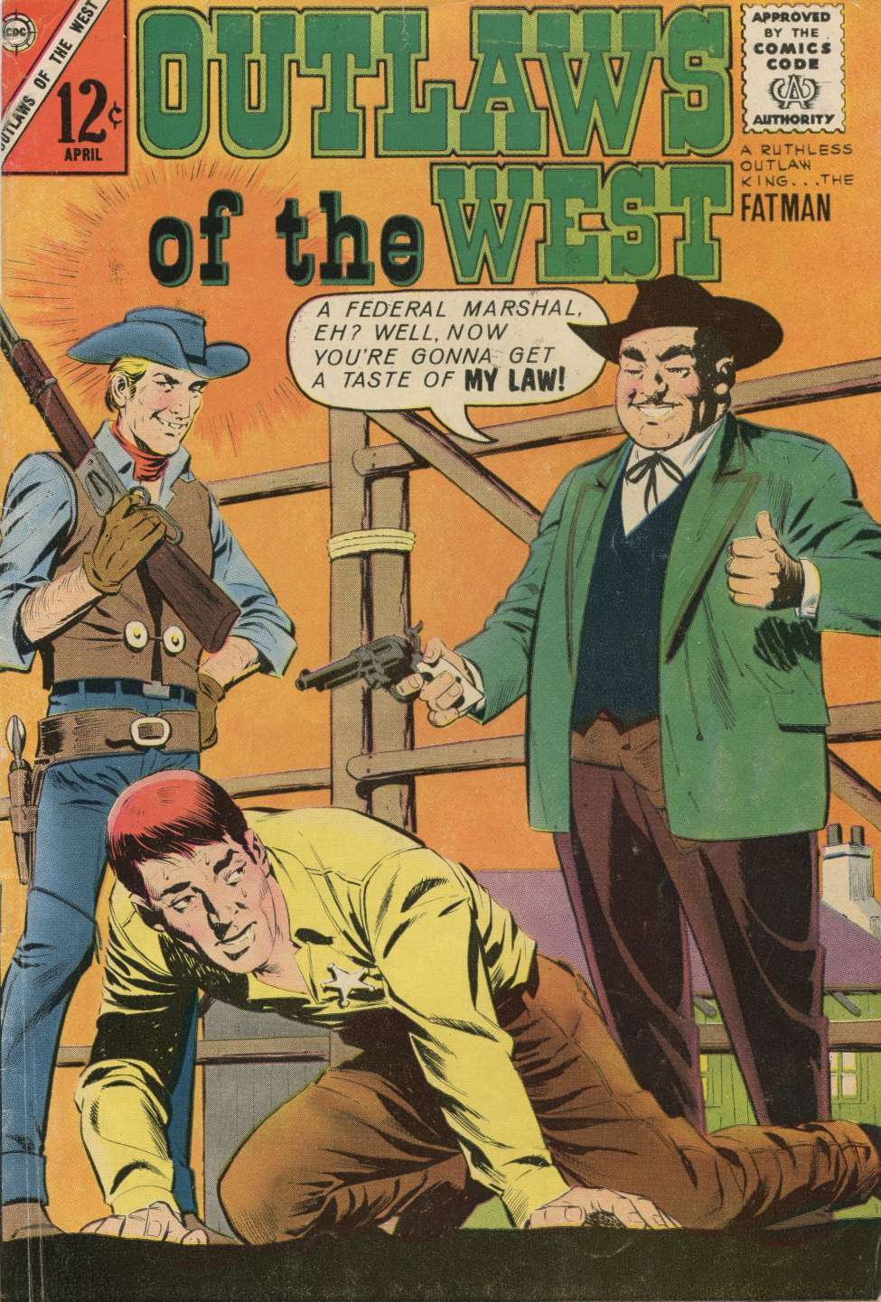 Comic Book Cover For Outlaws of the West 42