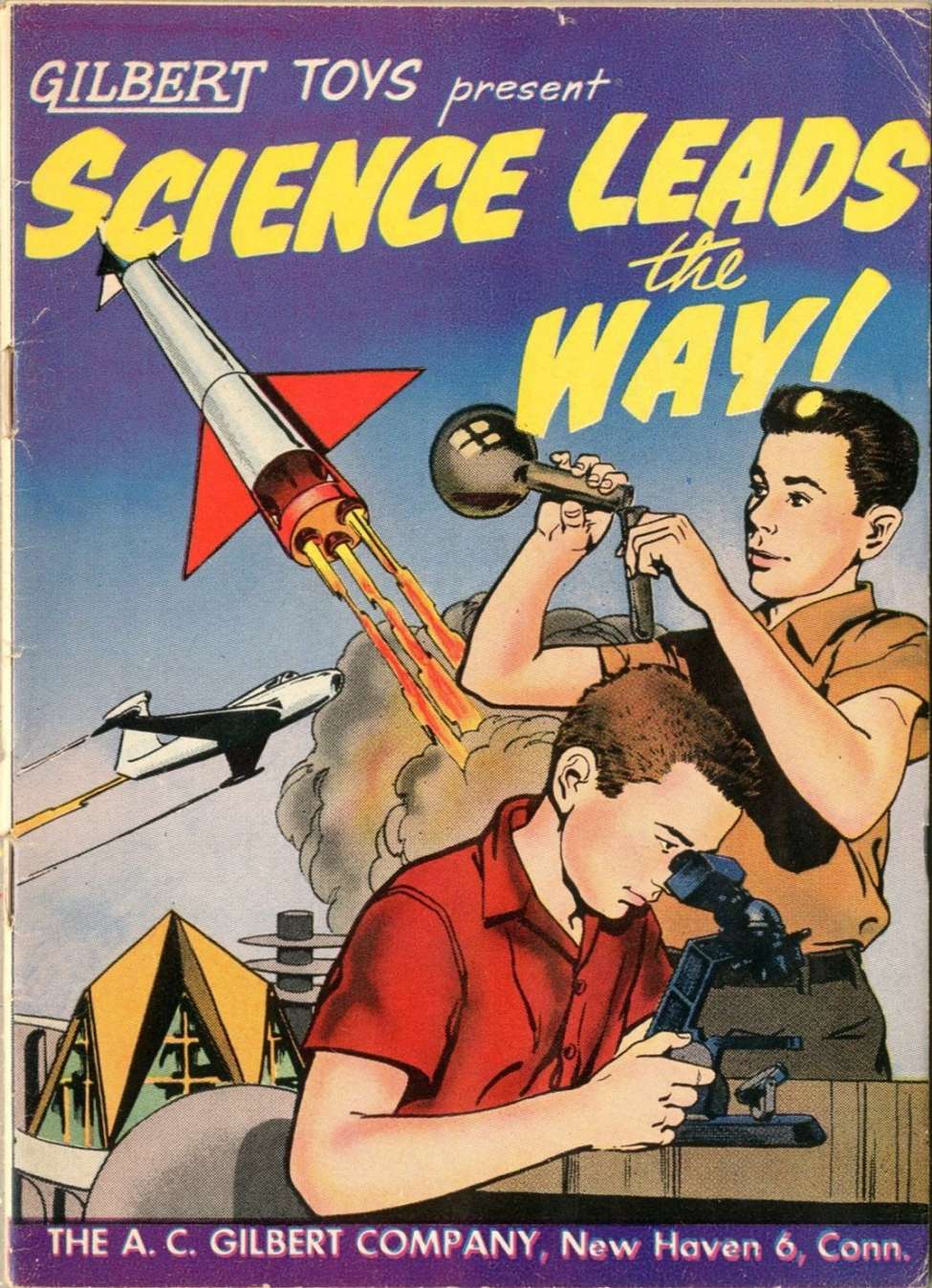 Comic Book Cover For Science Leads the Way