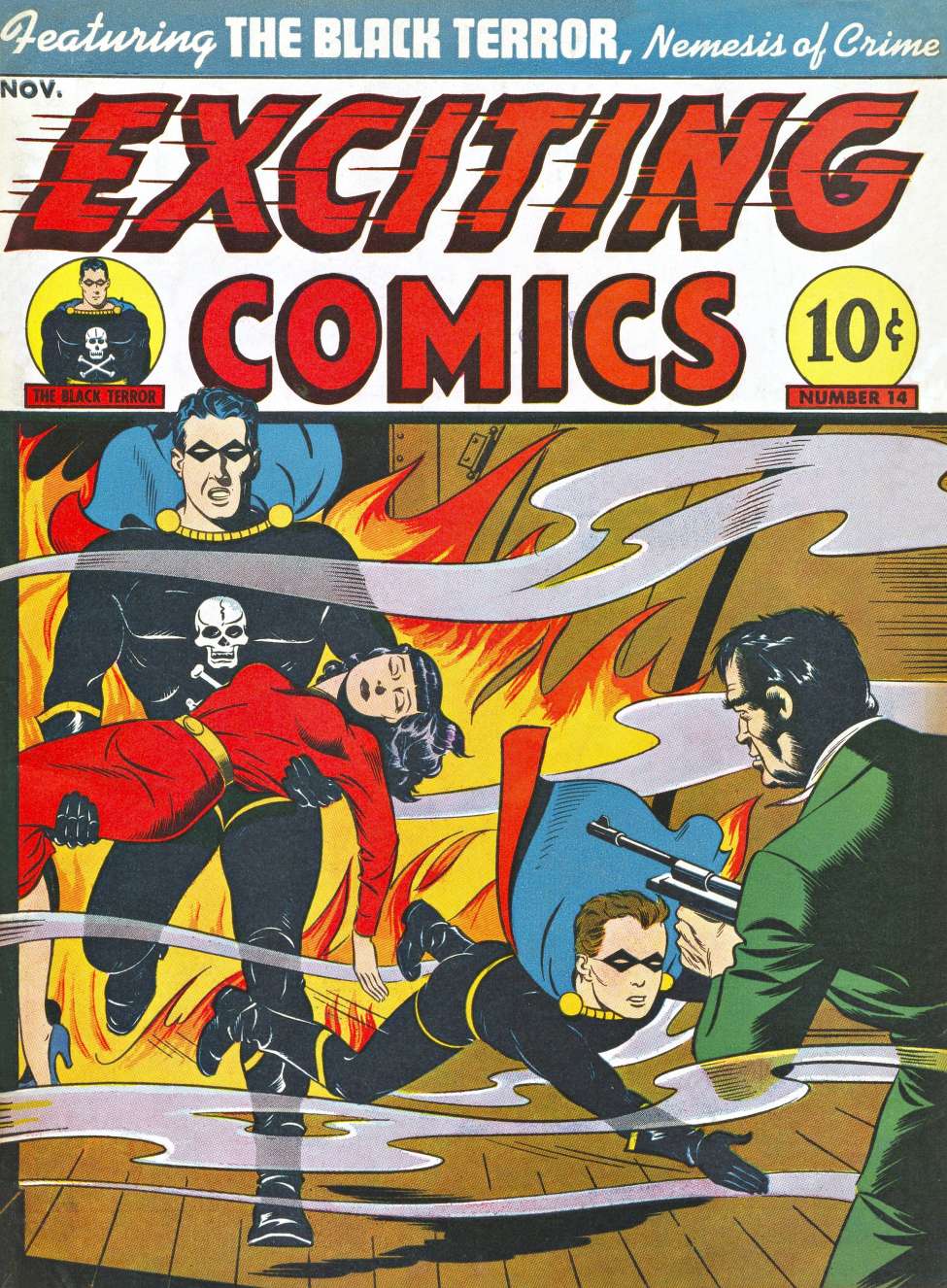 Book Cover For Exciting Comics 14 - Version 1