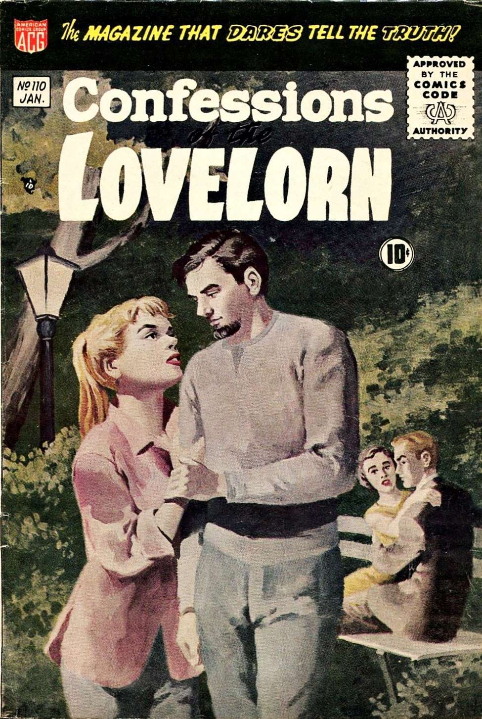 Book Cover For Confessions of the Lovelorn 110