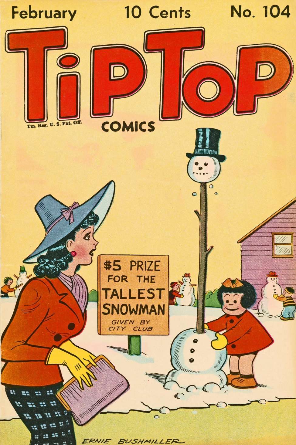Comic Book Cover For Tip Top Comics 104