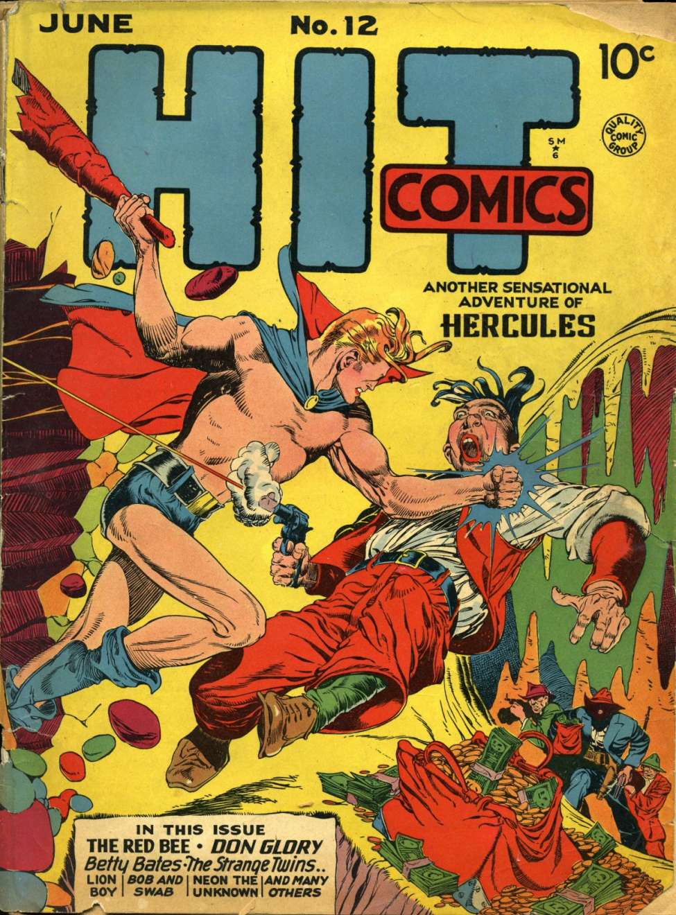 Comic Book Cover For Hit Comics 12
