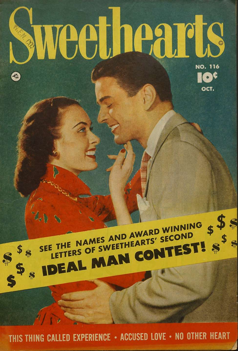 Comic Book Cover For Sweethearts 116