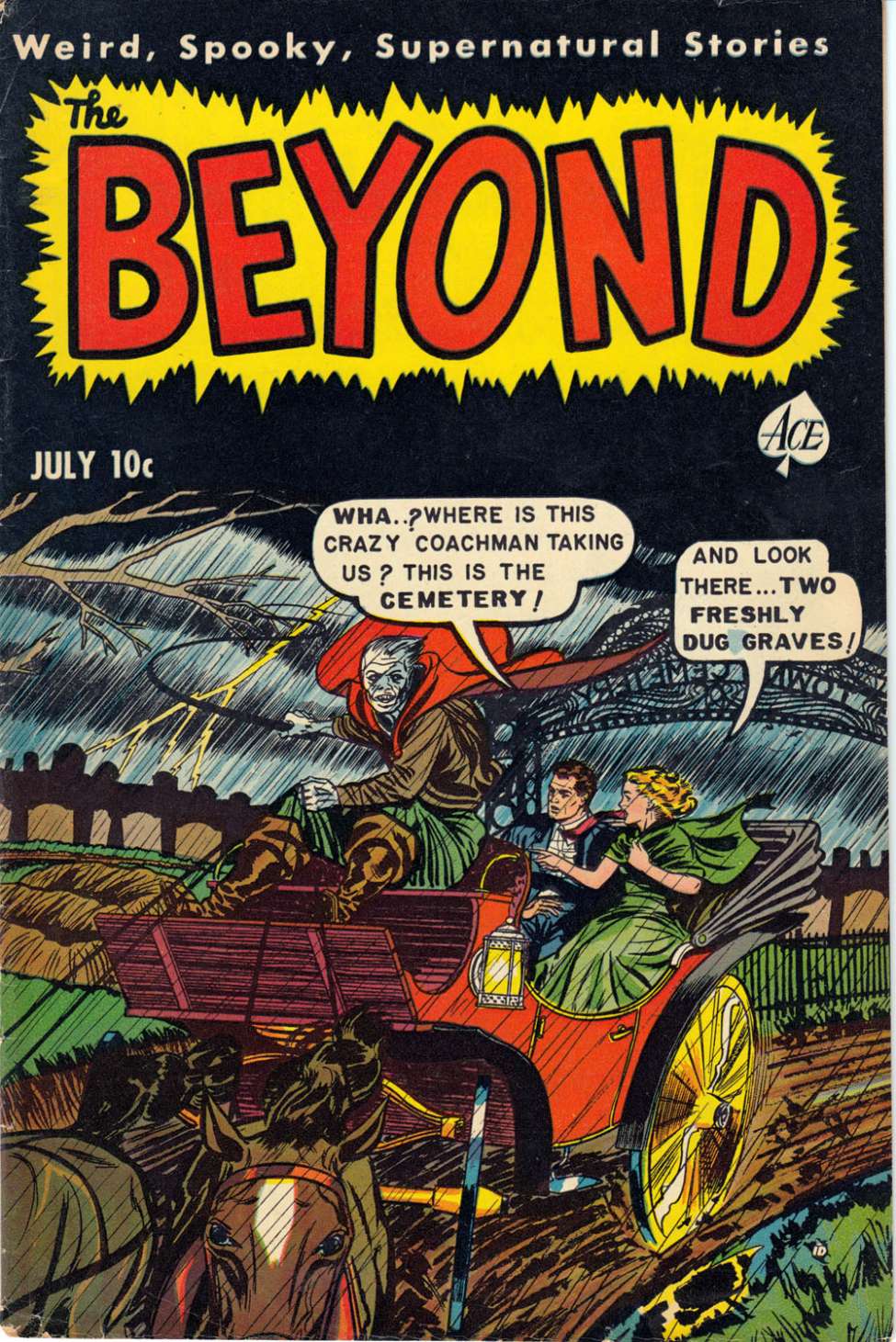 Comic Book Cover For The Beyond 13