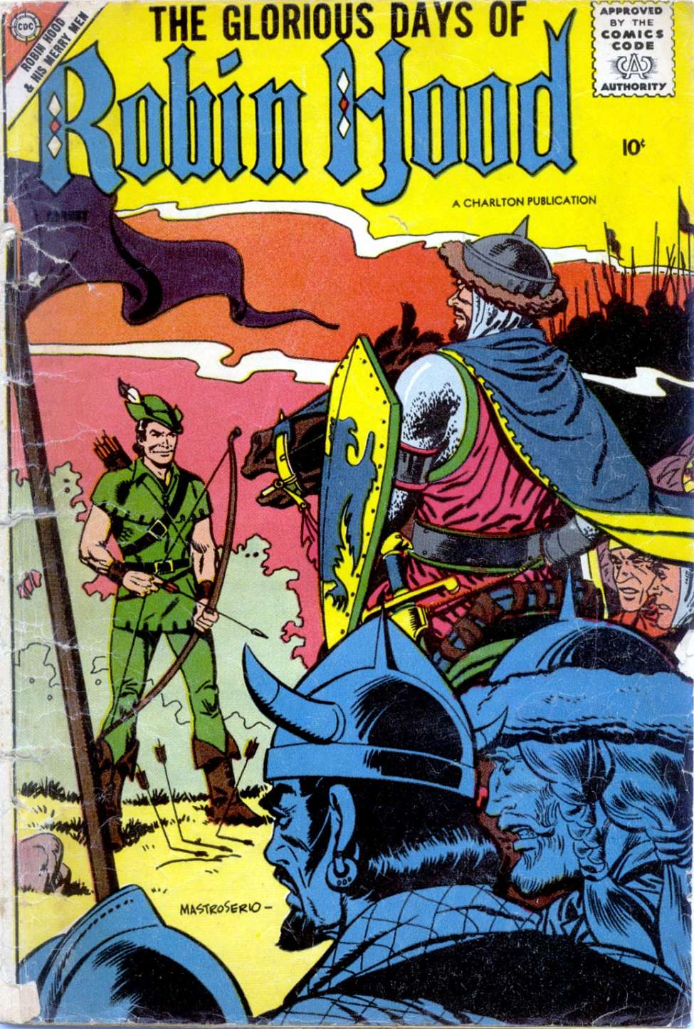 Comic Book Cover For Robin Hood and His Merry Men 38