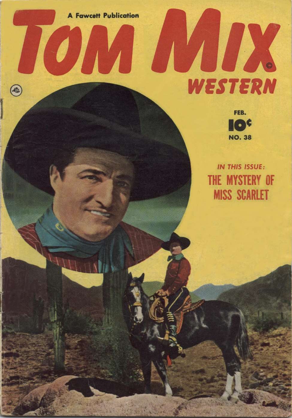 Comic Book Cover For Tom Mix Western 38