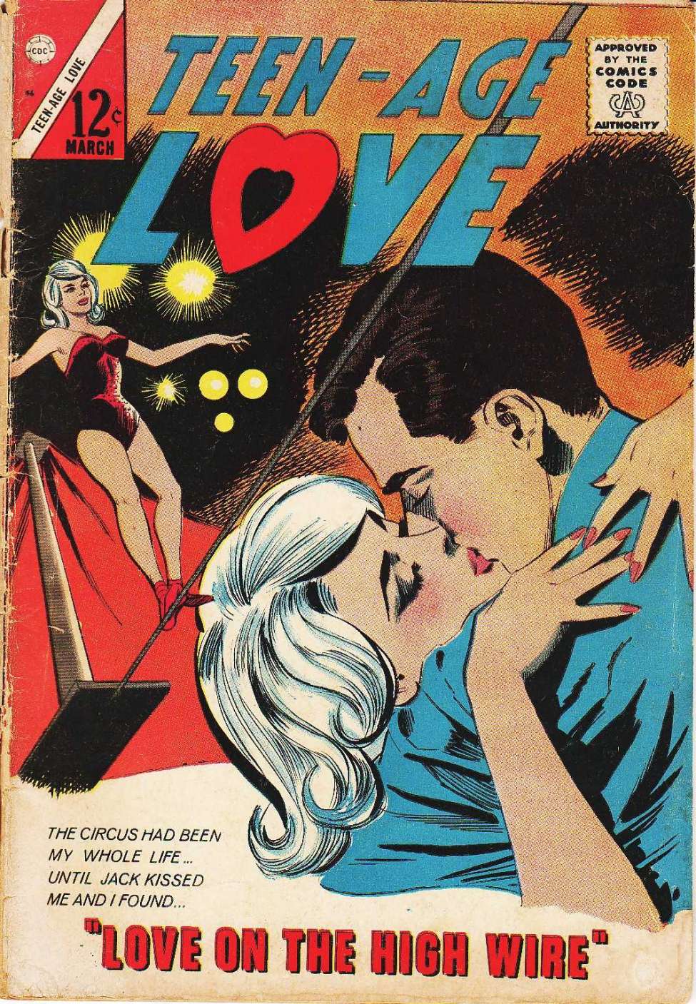 Comic Book Cover For Teen-Age Love 46