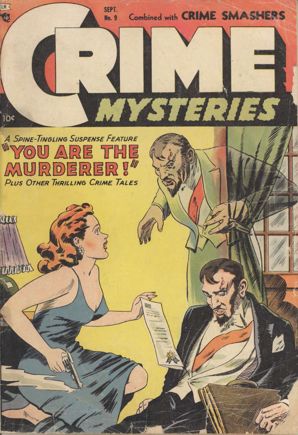 Comic Book Cover For Crime Mysteries 9