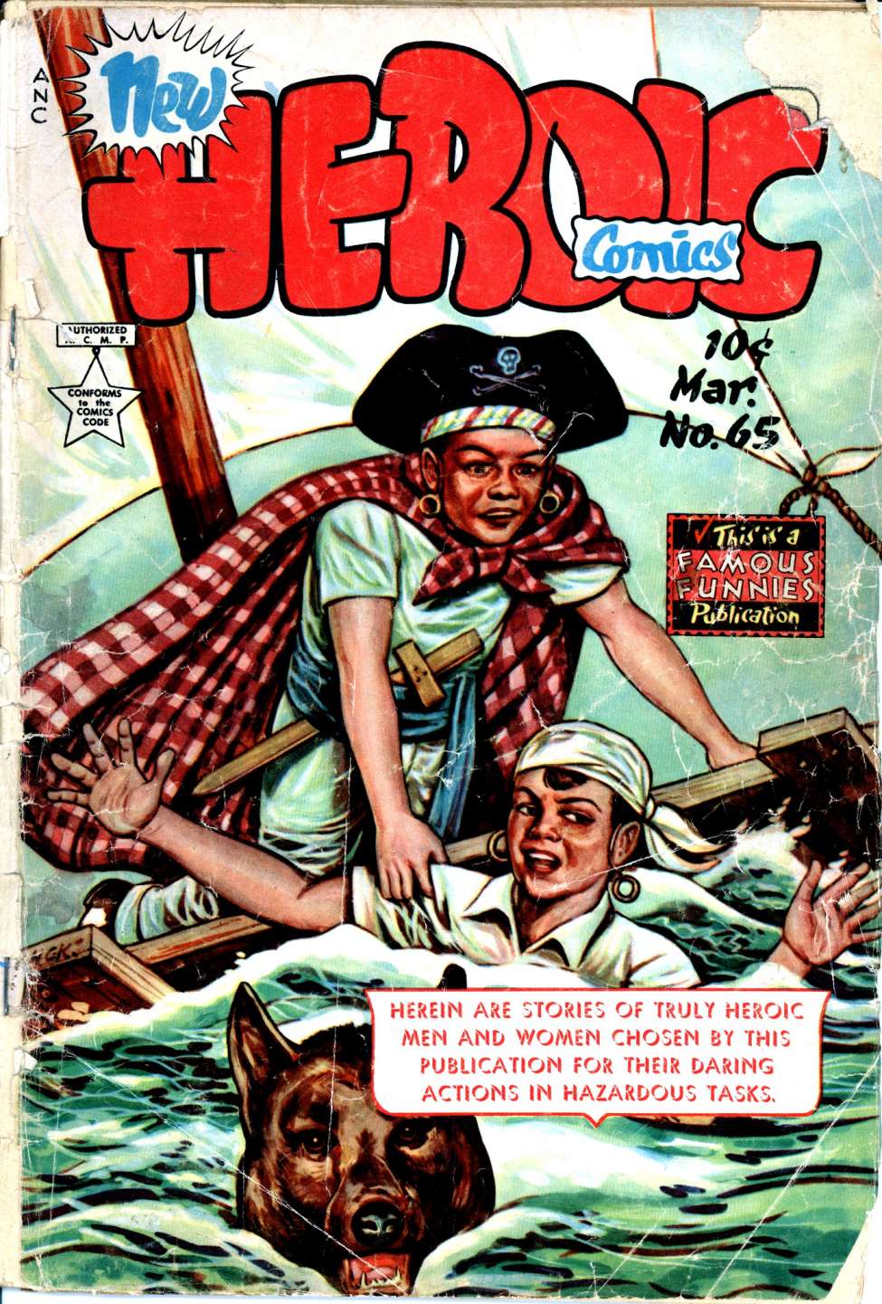 Book Cover For New Heroic Comics 65 - Version 1