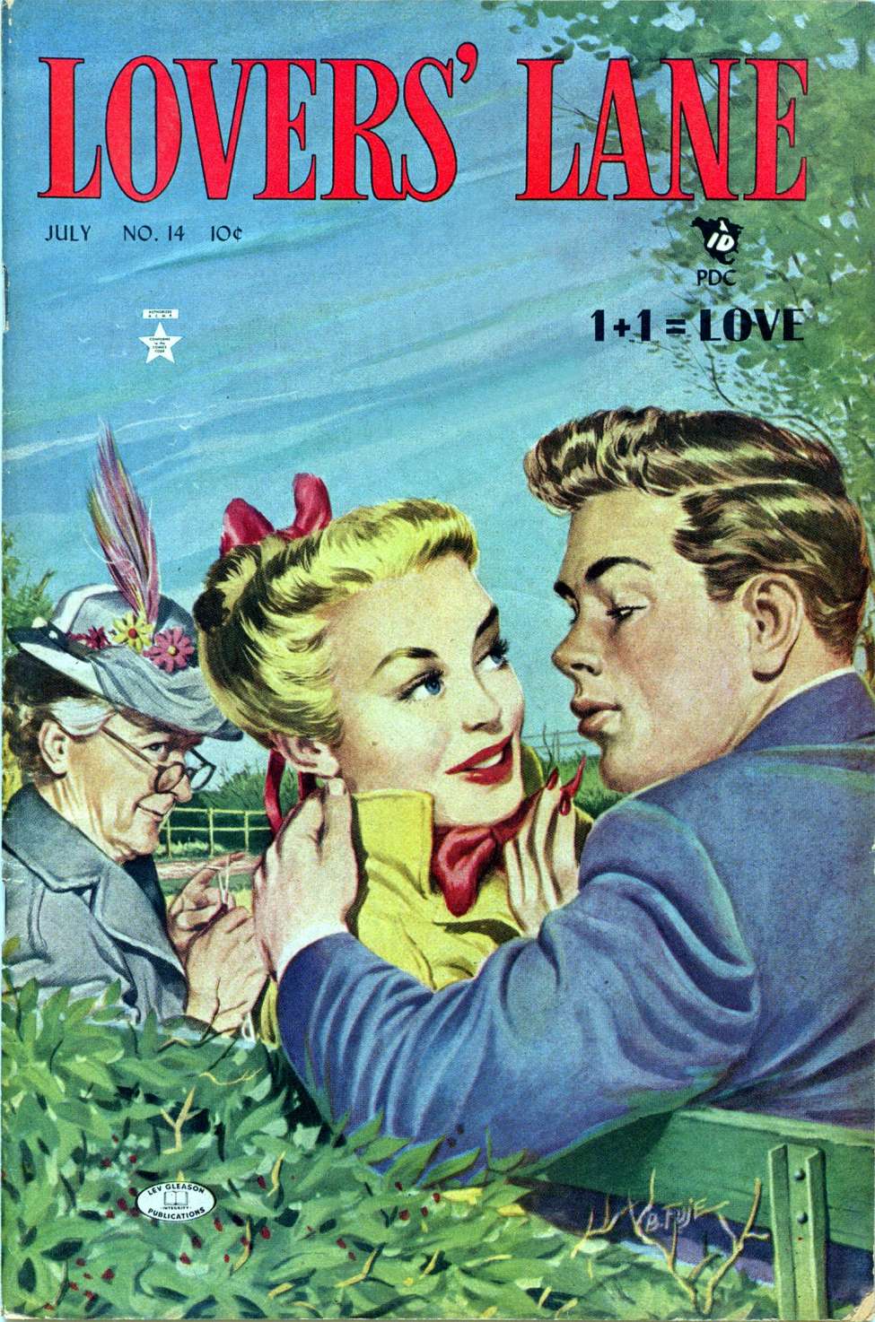 Comic Book Cover For Lovers' Lane 14