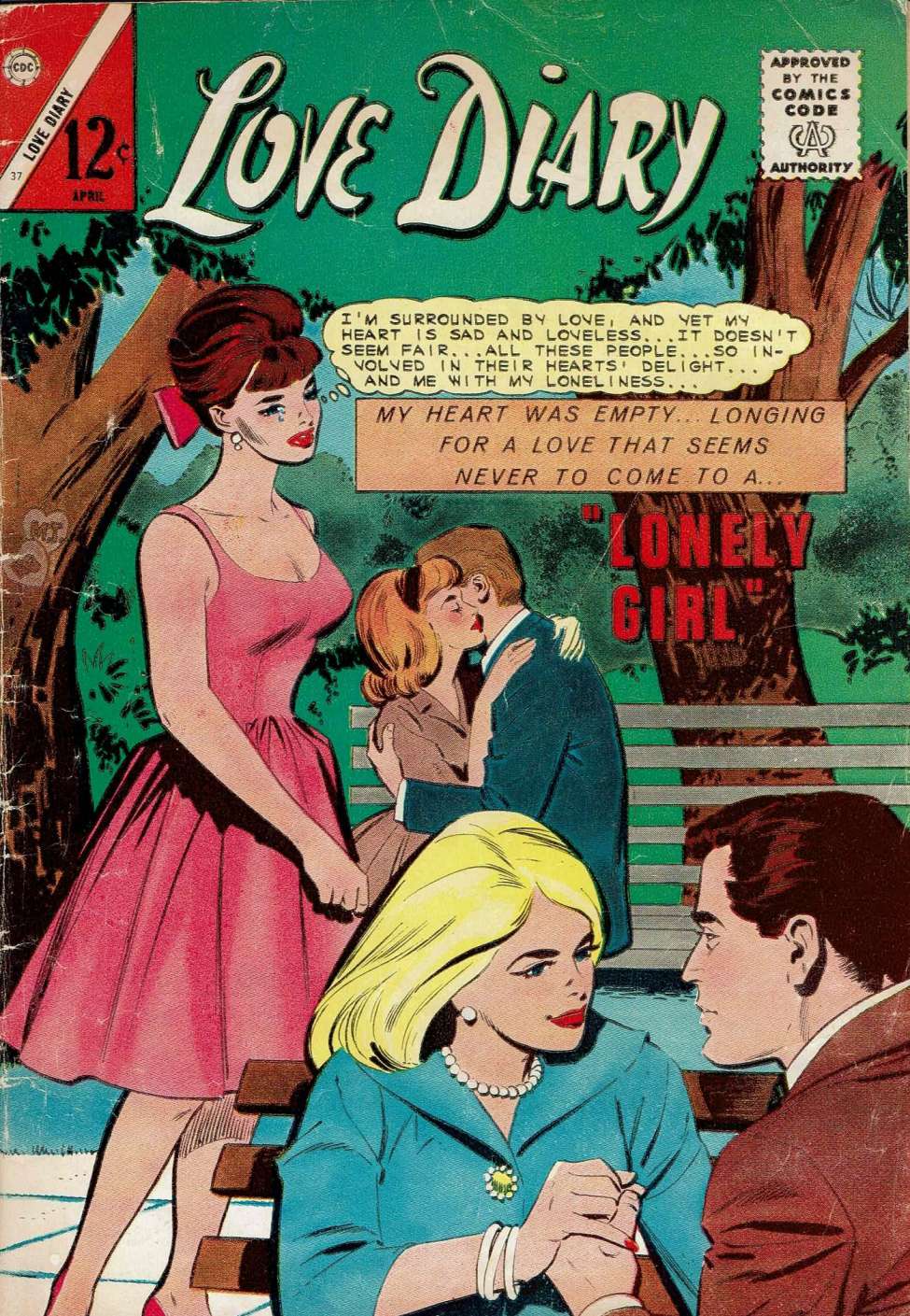 Comic Book Cover For Love Diary 37