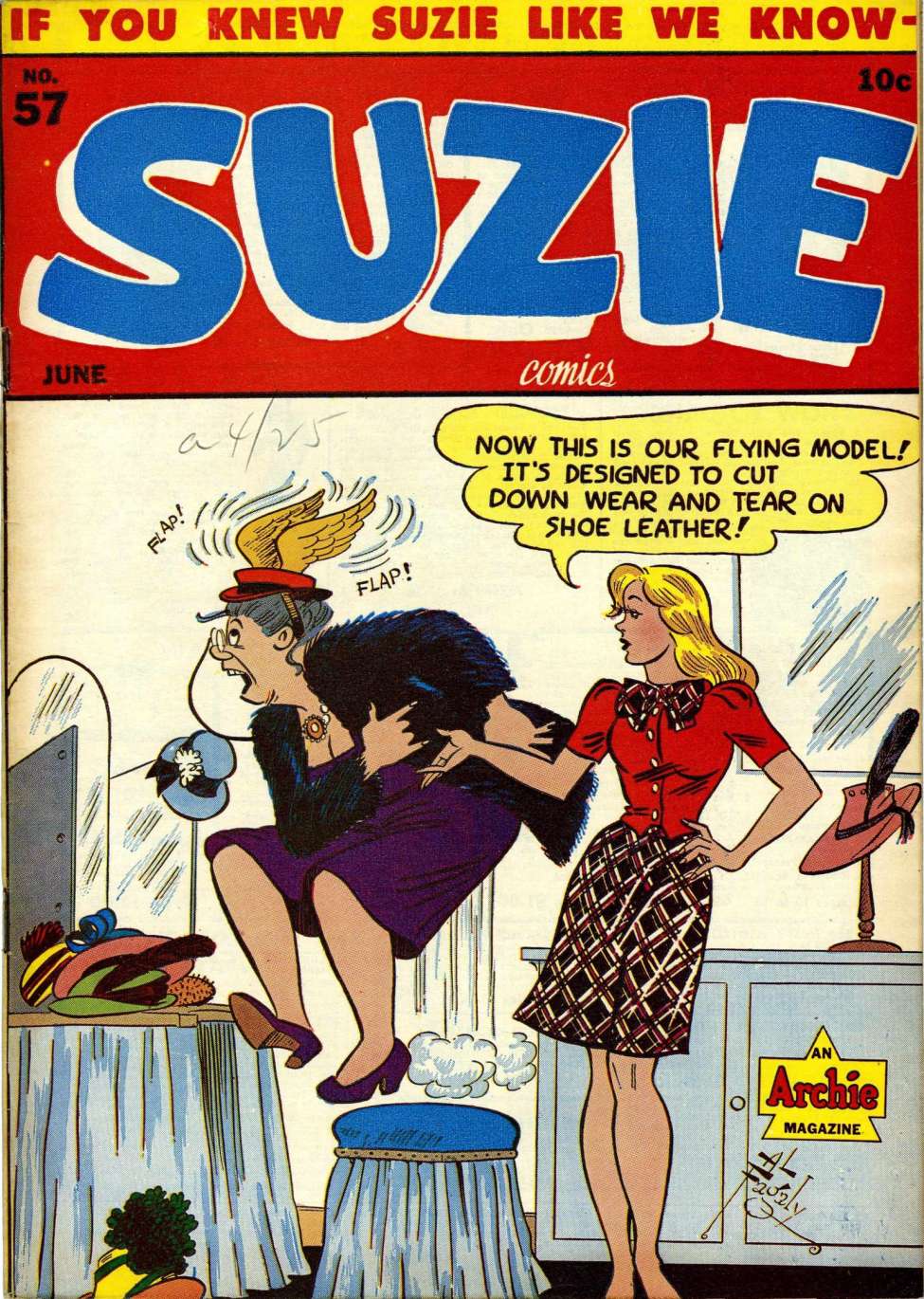 Comic Book Cover For Suzie Comics 57