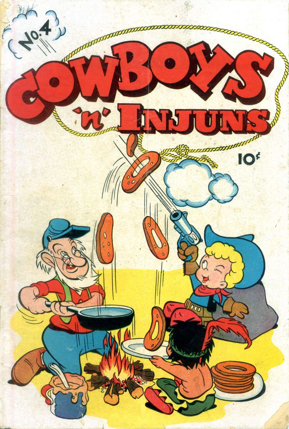 Comic Book Cover For Cowboys 'N' Injuns 4