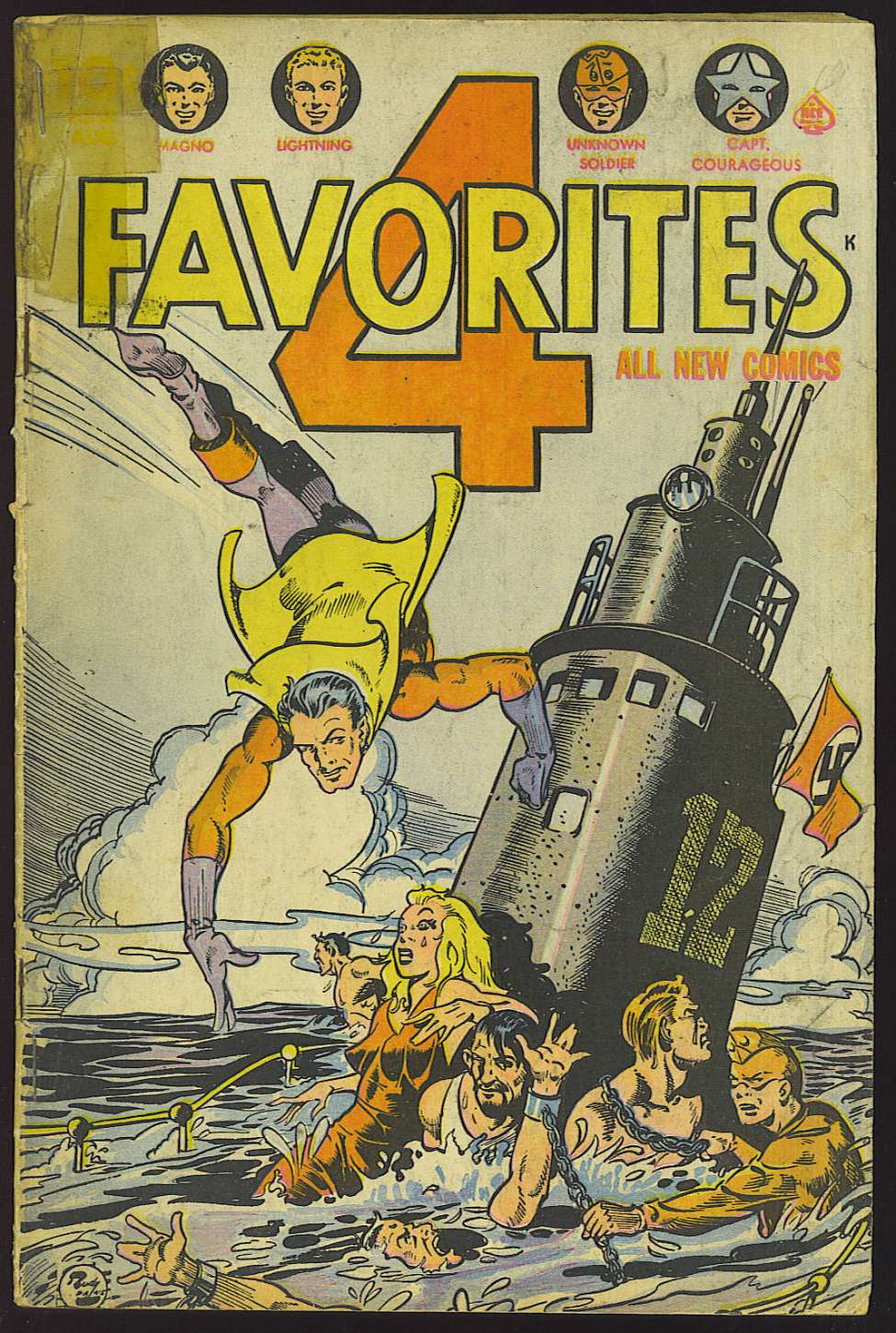 Comic Book Cover For Four Favorites 19 - Version 1