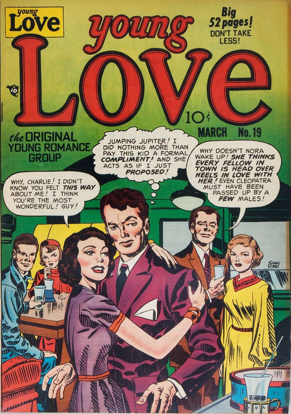 Comic Book Cover For Young Love 19