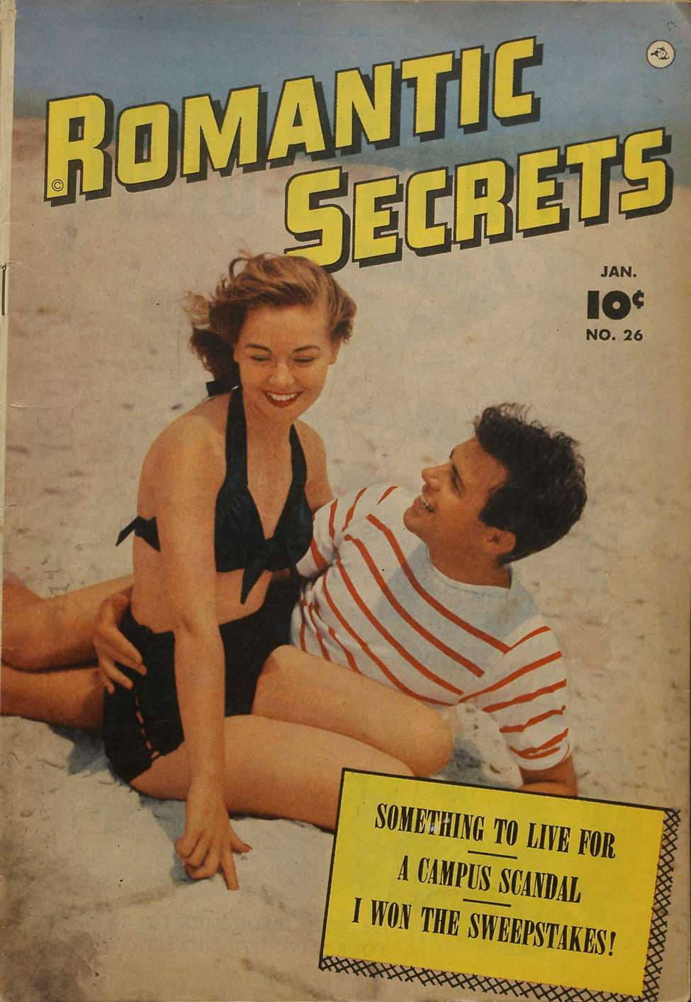 Comic Book Cover For Romantic Secrets 26