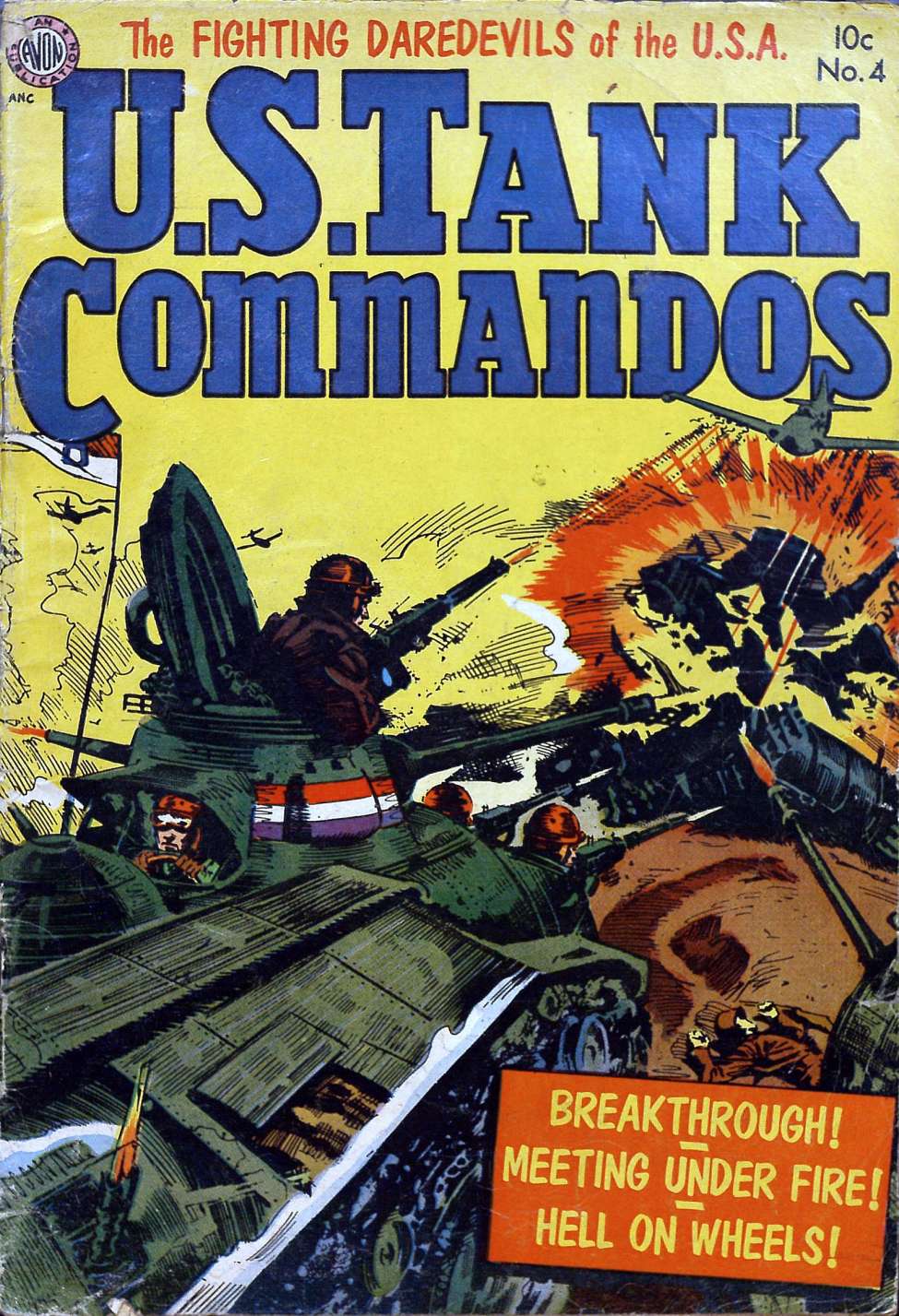Book Cover For U.S. Tank Commandos 4