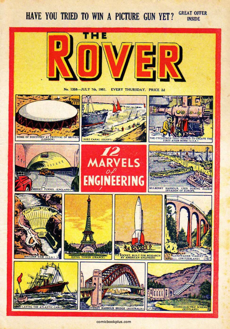 Book Cover For The Rover 1358