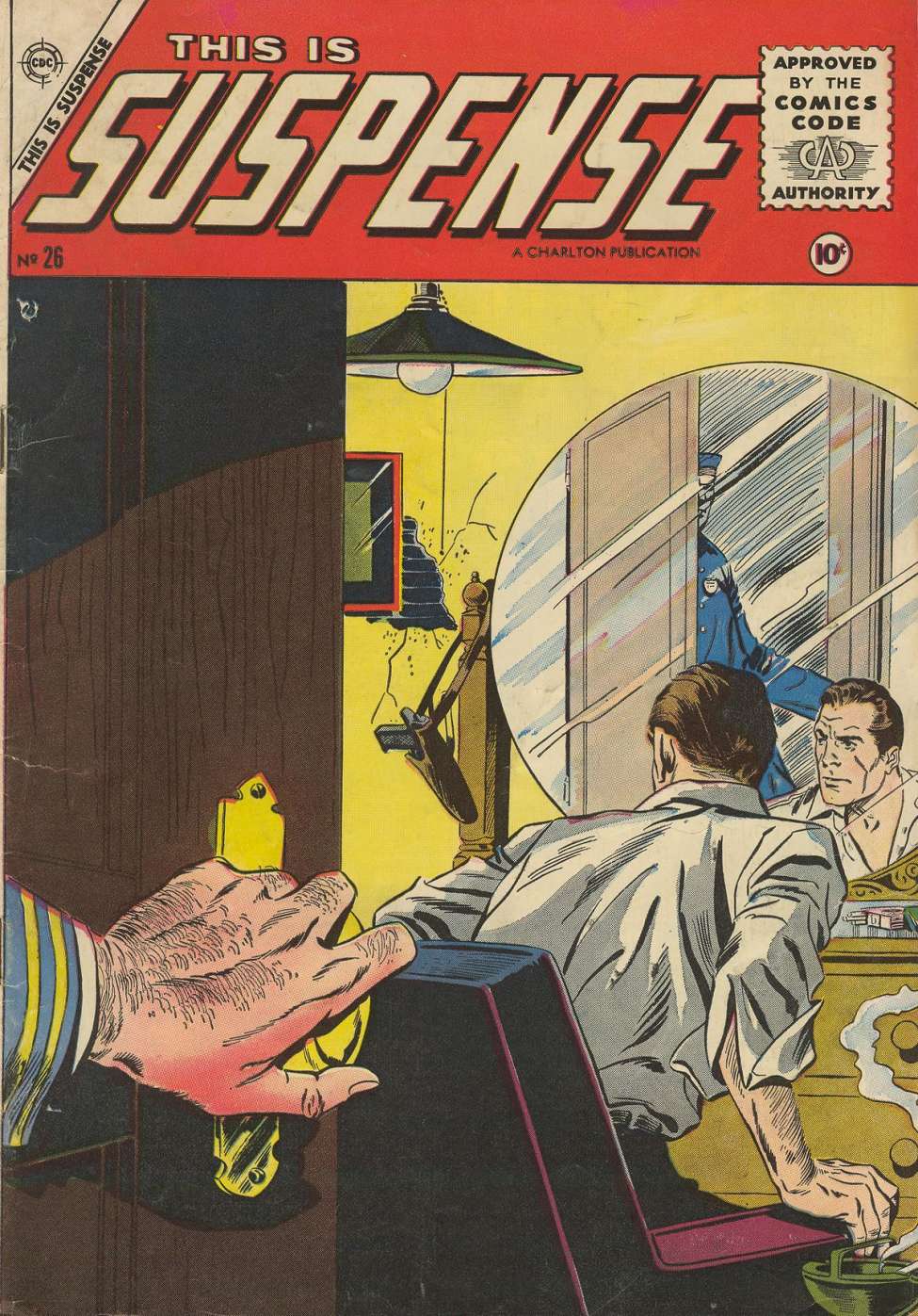 Comic Book Cover For This Is Suspense 26