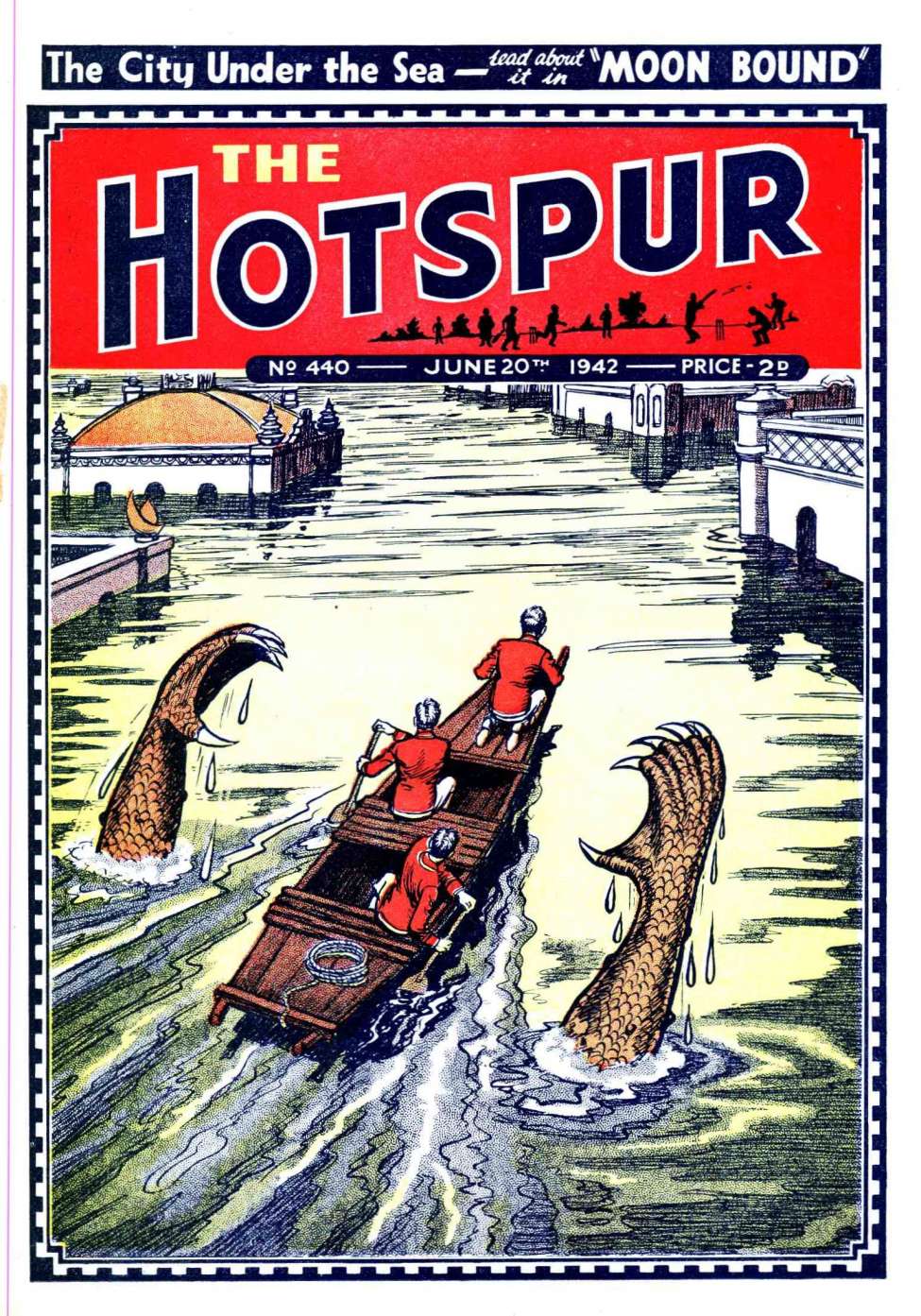 Comic Book Cover For The Hotspur 440