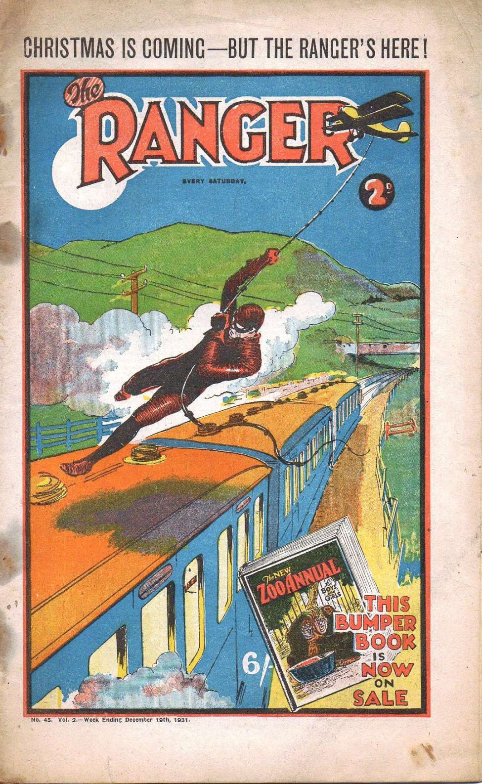 Comic Book Cover For Ranger 45 - Motor-Bike Mac!
