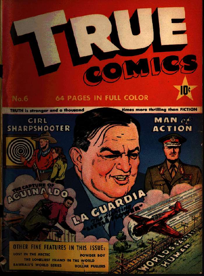 Book Cover For True Comics 6 - Version 1