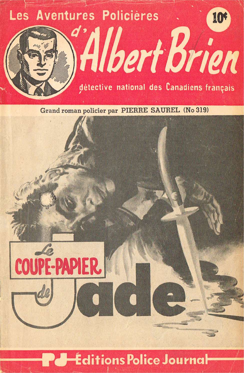 Book Cover For Albert Brien v2 319 - Le coupe-papier de jade