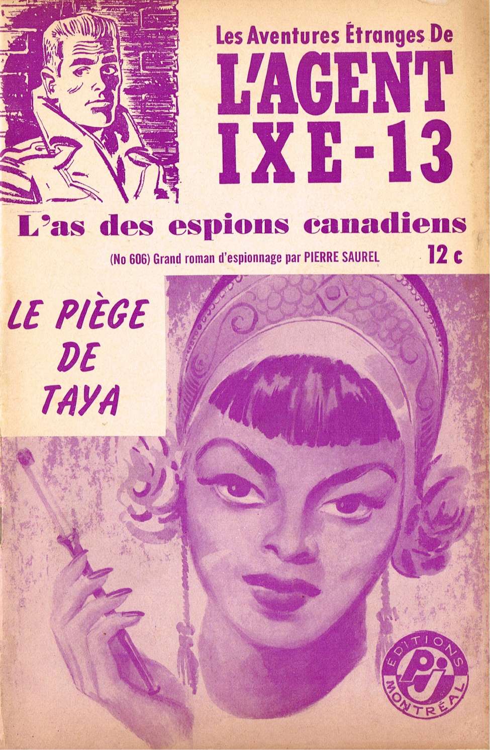 Book Cover For L'Agent IXE-13 v2 606 - Le piège de Taya