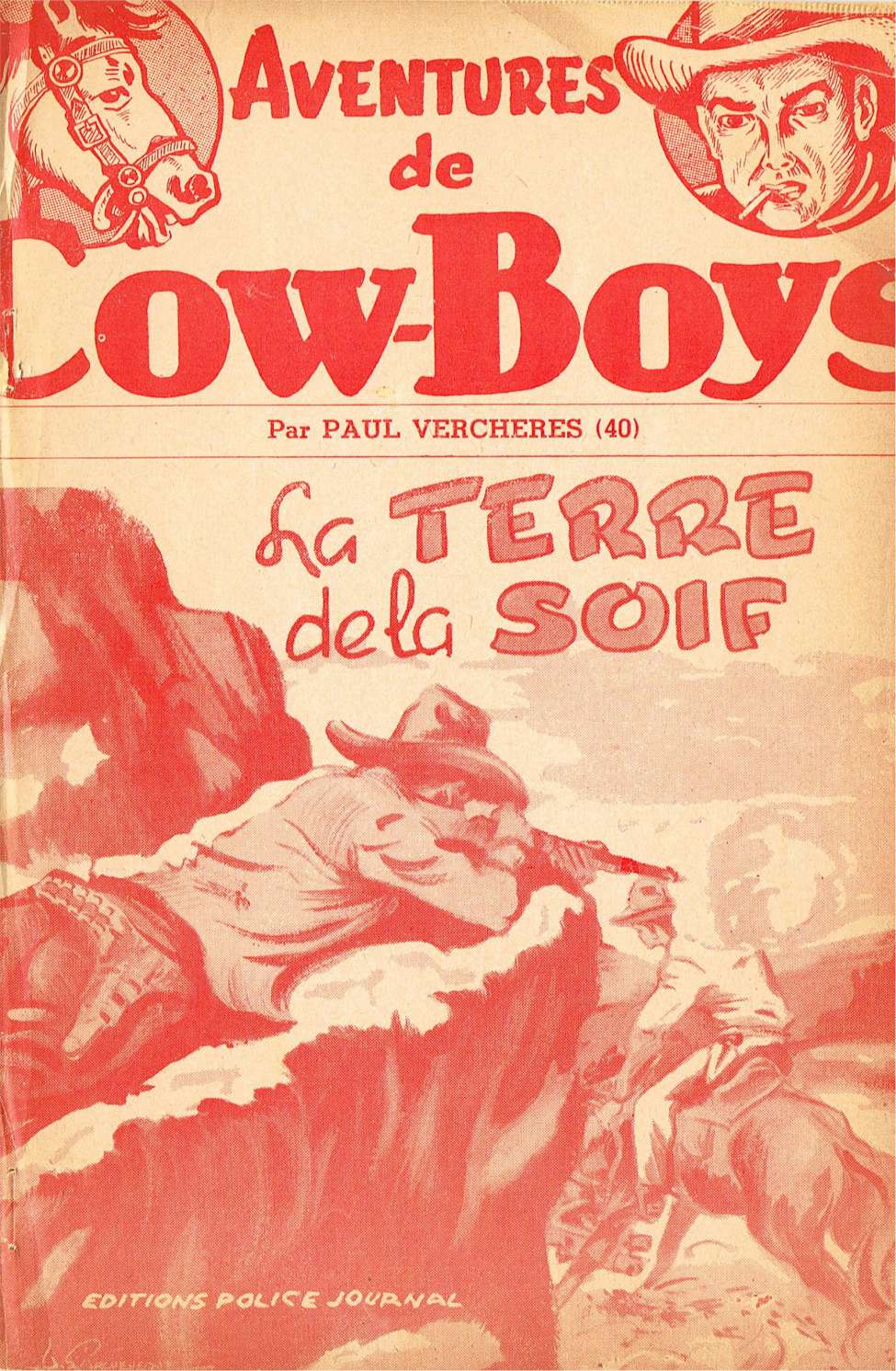 Book Cover For Aventures de Cow-Boys 40 - La terre de la soif