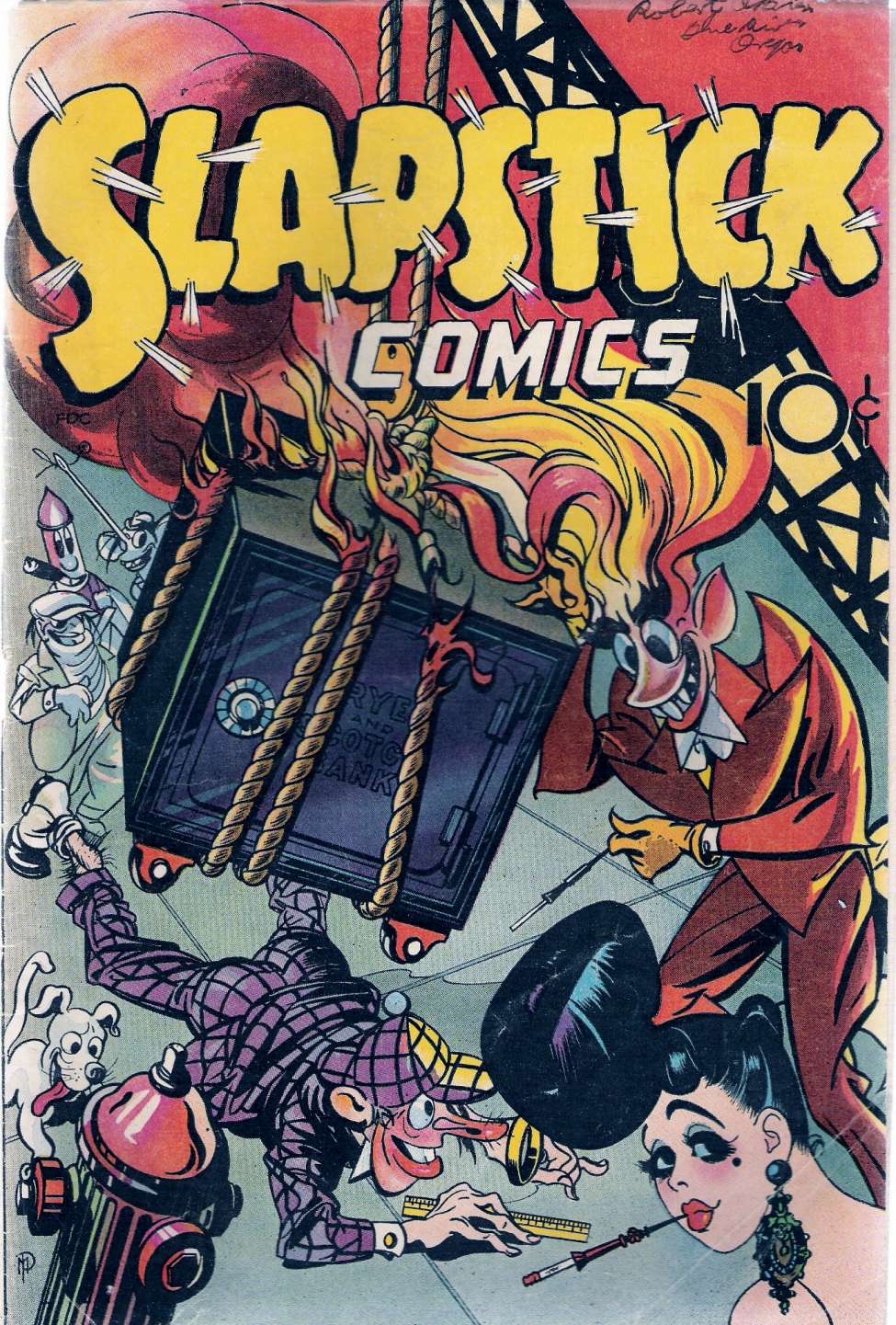 Comic Book Cover For Comic Magazine Distributors - Slapstick 1