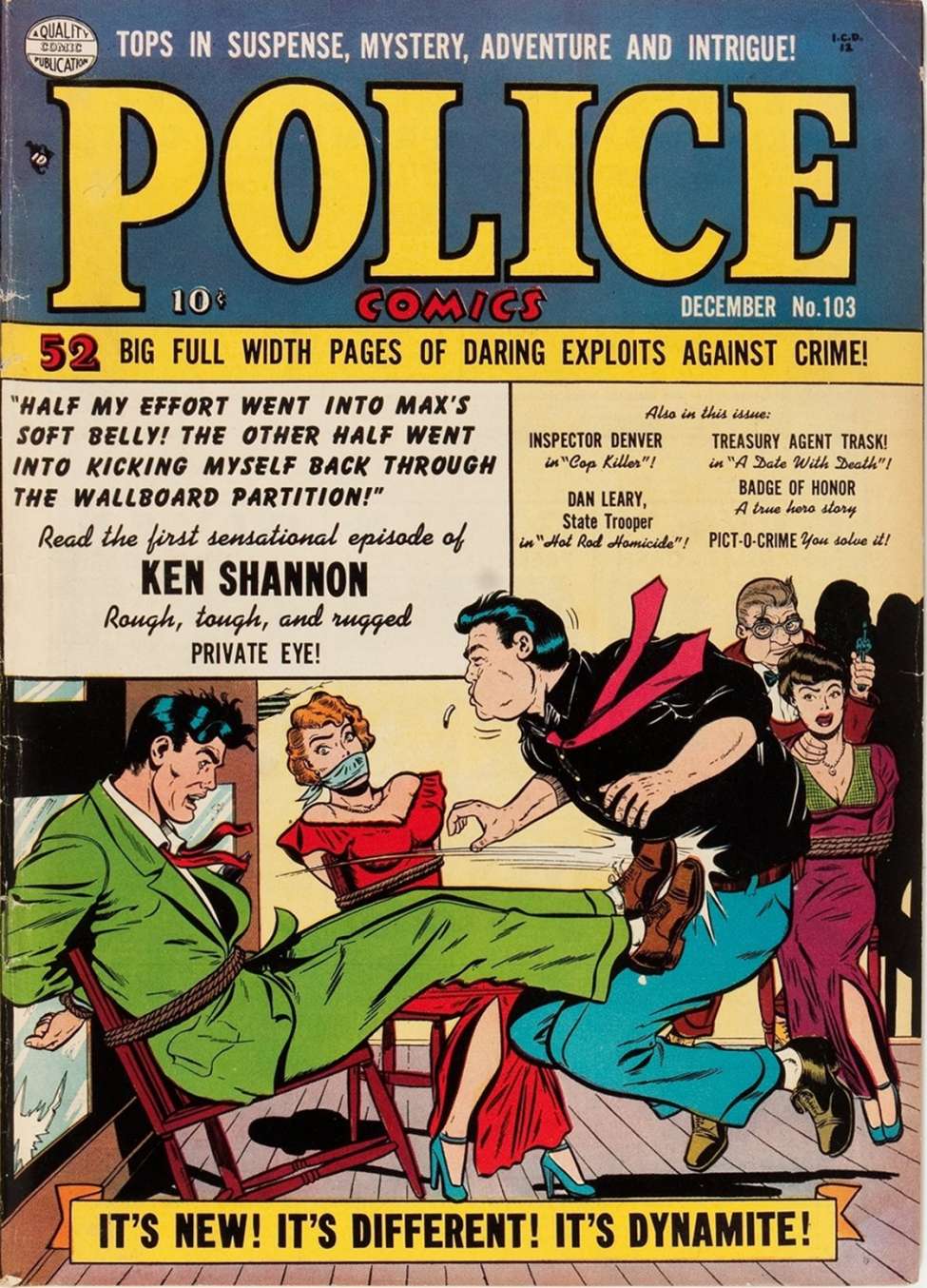 Book Cover For Police Comics 103