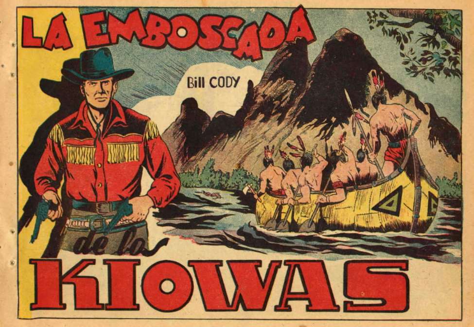 Comic Book Cover For Bill Cody 15 - La emboscada de los kiowas